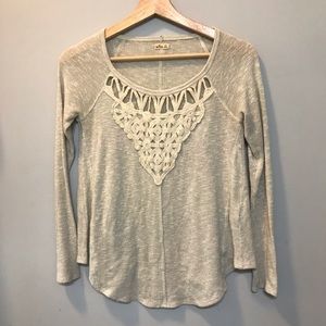 HOLLISTER | Long-Sleeved Knit Blouse